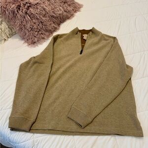 Men’s Jos A Bank 100% Pima Cotton Green Henley size XL